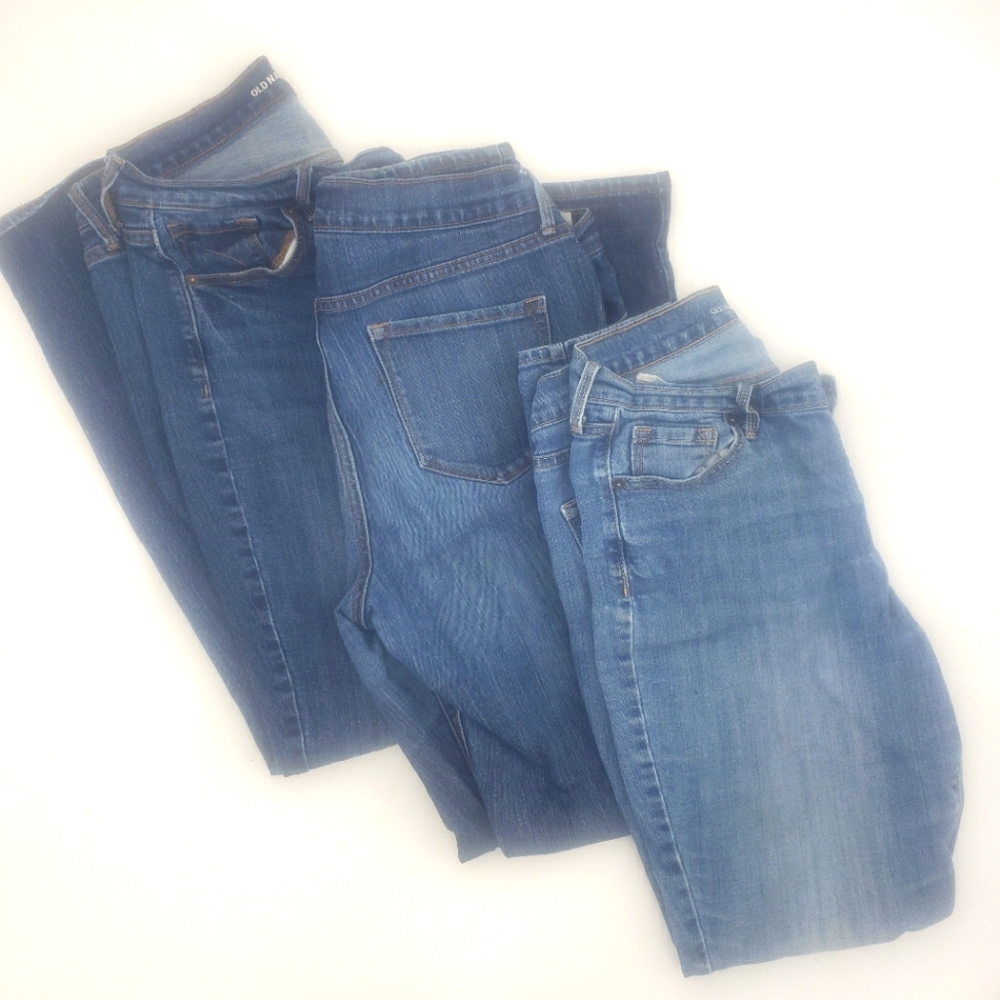 Lot of 3 Old Navy Mid-Rise Curvy Women's Jeans